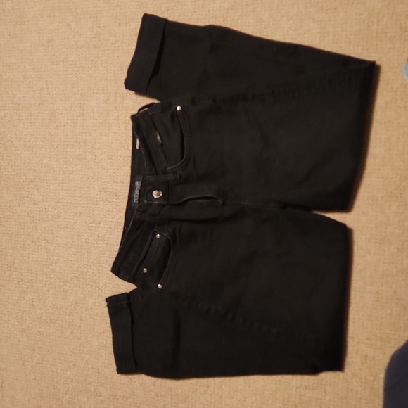 Mavi Brand Mom Jeans in Black - Picture 2 of 3